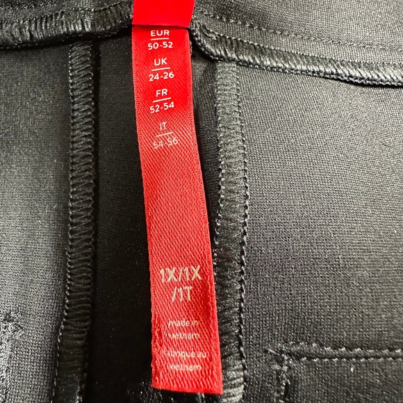 Spanx Women's The Perfect Pant Slim Straight Black Size 1X NWT #20254R NEW - Picture 4 of 11